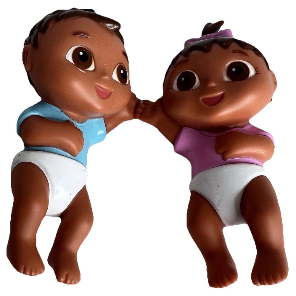 Dora The Explorer Twins Baby Brother Sister Figures Mattel 5" Replacement Doll